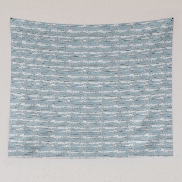 Item preview, Vintage Shabby Chic Blue Distressed Wood Paint Pattern designed and sold by LouieVanille.
