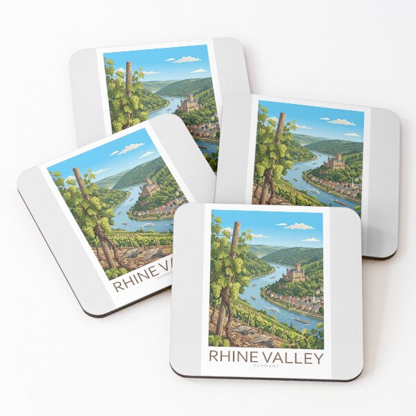 Item preview, Rhine Valley Germany - Travel Art designed and sold by Marciolini.