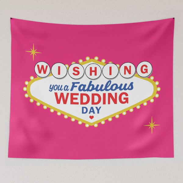Item preview, Fabulous Pink Gay Wedding Day designed and sold by HotHibiscus.