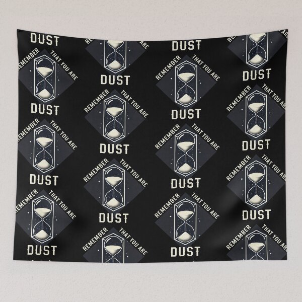 Item preview, Remember That You Are Dust – Memento Mori Hourglass designed and sold by DreamVibeShirt.