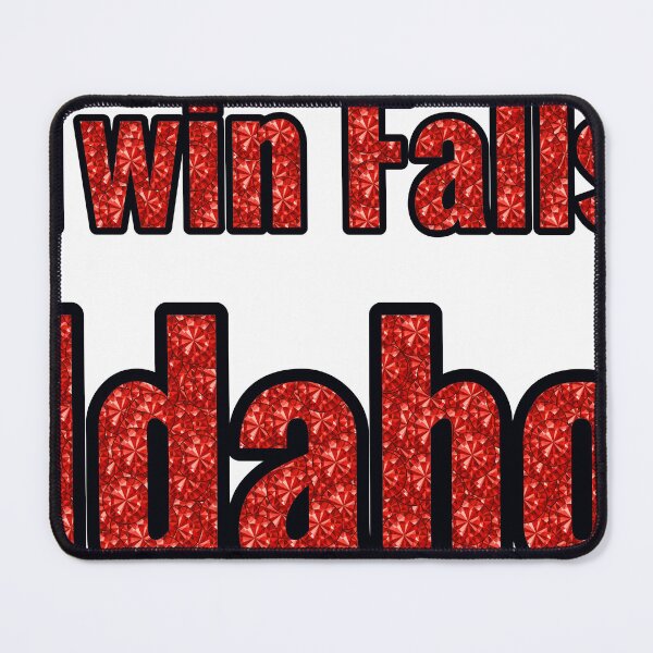 Item preview, Twin Falls Idaho City Name With Red Rhinestone designed and sold by TheIconSmith.
