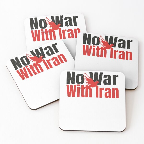 Item preview, NO WAR With Iran NO US Isreal WAR ON Iran Dove Olive Peace designed and sold by RDGNR.