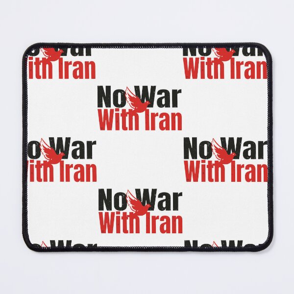 Item preview, NO WAR With Iran NO US Isreal WAR ON Iran Dove Olive Peace designed and sold by RDGNR.