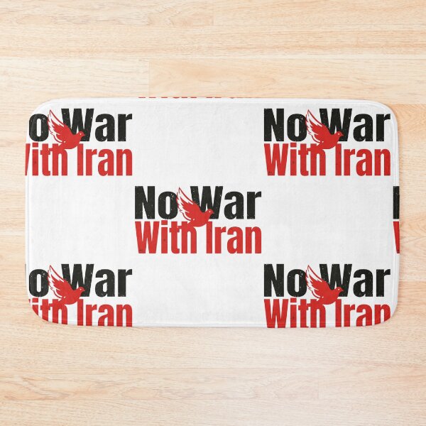 Item preview, NO WAR With Iran NO US Isreal WAR ON Iran Dove Olive Peace designed and sold by RDGNR.