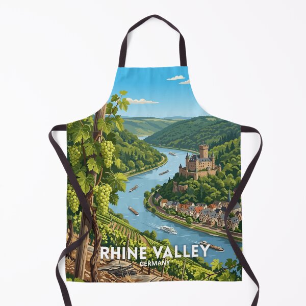 Item preview, Rhine Valley Germany - Travel art designed and sold by Marciolini.