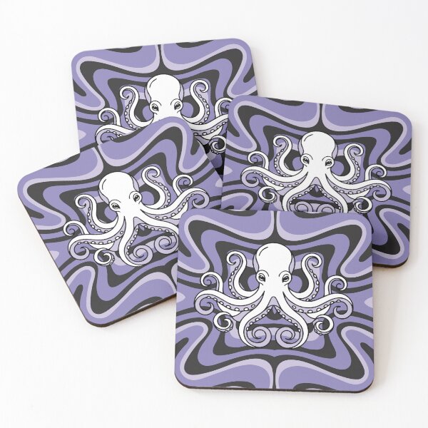 Item preview, Minimalist Octopus Pattern - Modern Line Art designed and sold by Wolagno.