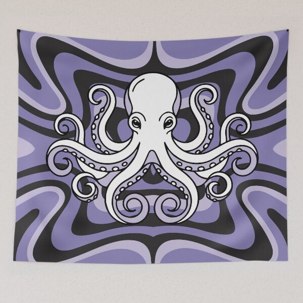 Item preview, Minimalist Octopus Pattern - Modern Line Art designed and sold by Wolagno.