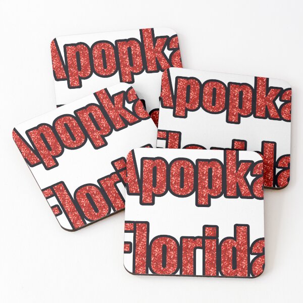 Item preview, Apopka Florida City Name With Red Rhinestone designed and sold by TheIconSmith.