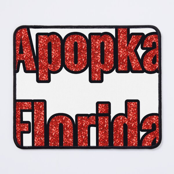 Item preview, Apopka Florida City Name With Red Rhinestone designed and sold by TheIconSmith.