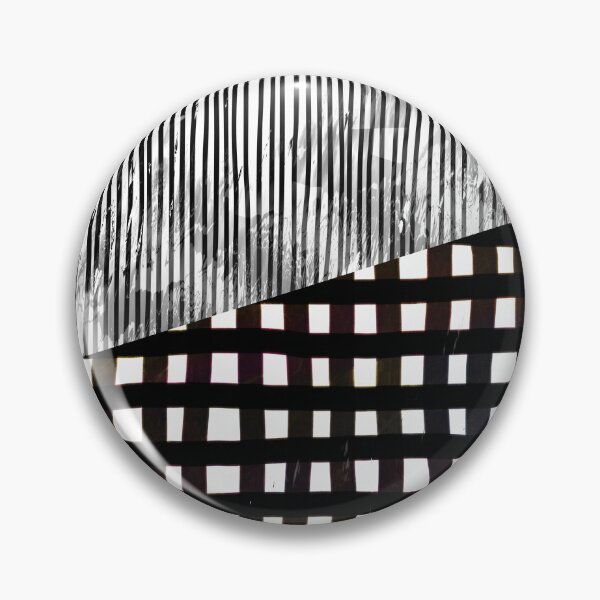 Item preview, Black and White Geometric Abstract Glitch  designed and sold by Prawny.