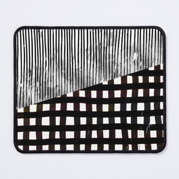 Item preview, Black and White Geometric Abstract Glitch designed and sold by Prawny.