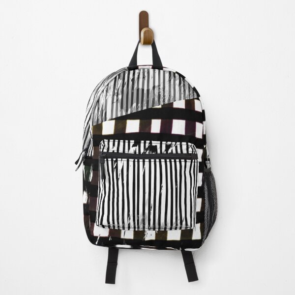 Item preview, Black and White Geometric Abstract Glitch designed and sold by Prawny.