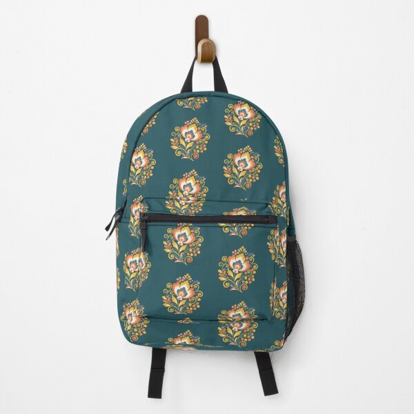 Item preview, Nordic Rosemaling Flower – Scandinavian Folk Art by heidiannemorris © designed and sold by FOLK ART FUSION by heidiannemorris.