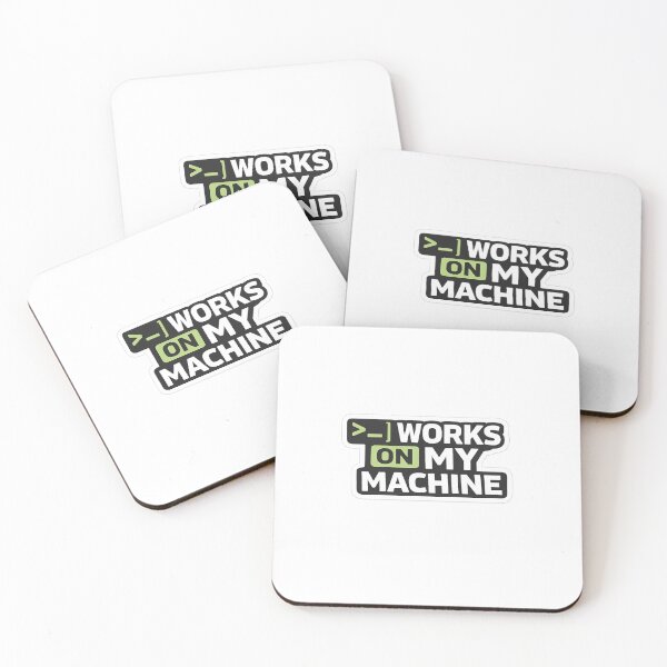 Item preview, Works On My Machine Developer Programmer Sticker designed and sold by theartizo.