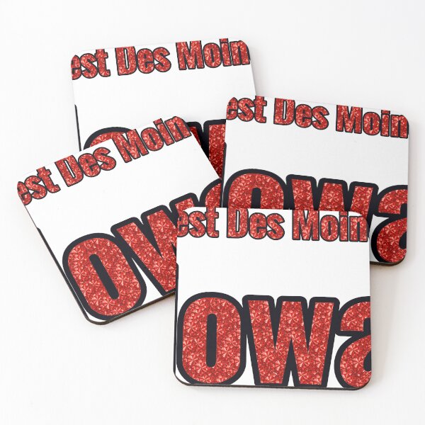 Item preview, West Des Moines Iowa City Name With Red Rhinestone designed and sold by TheIconSmith.