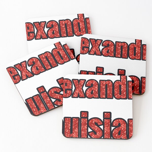 Item preview, Alexandria Louisiana City Name With Red Rhinestone designed and sold by TheIconSmith.