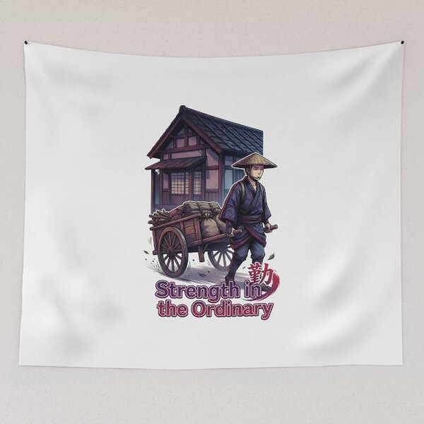 Item preview, Strength in the Ordinary Japanese Art and Stoicism Gift designed and sold by SplashTastic.