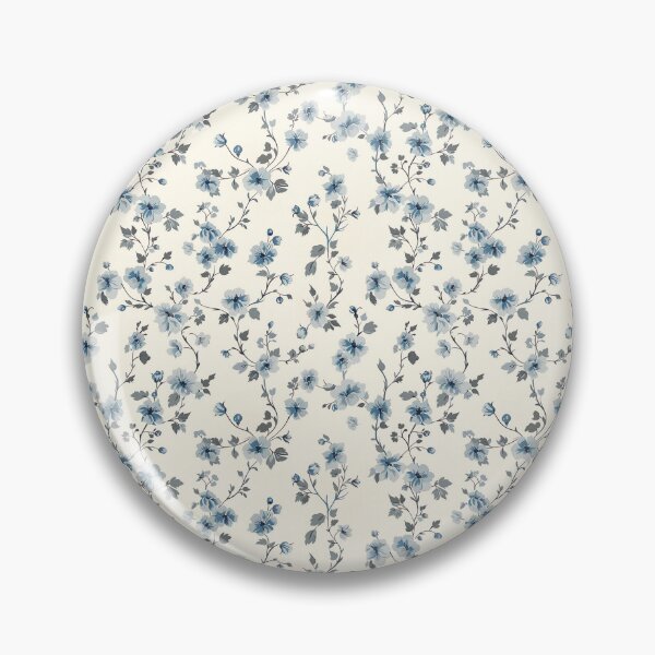 Item preview, Vintage Blue Floral Pattern designed and sold by LouieVanille.