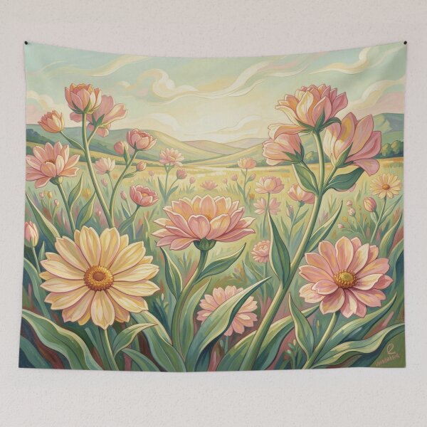 Item preview, Spring landscape in the style of Georgia O’Keeffe – monochrome nature art in a modern 4D look designed and sold by FotoworldEdel.