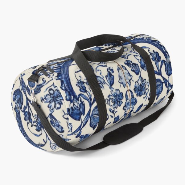 Artikelvorschau, Antike klassische blaue Azulejo-Fliesen mit floralem Lissabon-Muster entworfen und verkauft von GrinGalore.