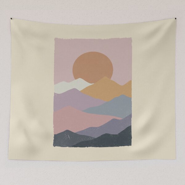 Item preview, Mountain Sunset Vintage. designed and sold by EunsooLee.
