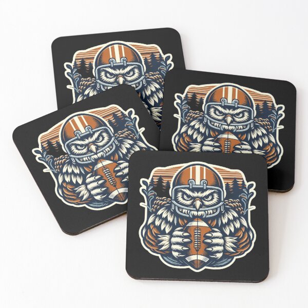 Item preview, Football Owl – Fierce Sports Emblem Design designed and sold by Dogandesighn.