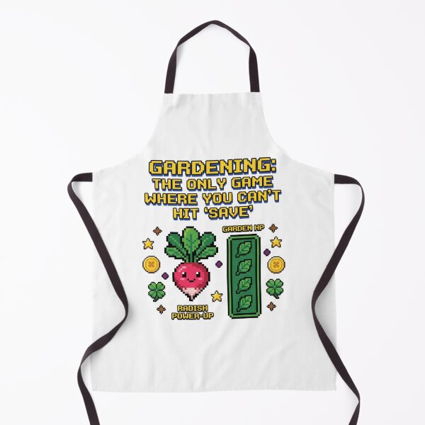 Item preview, Gardening: The Game With No Save Button - Pixel Art Radish designed and sold by aga4kids.