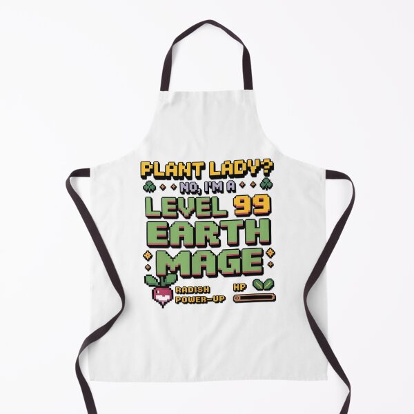Item preview, Level 99 Earth Mage - Funny Pixel Art Gardening & Gaming designed and sold by aga4kids.