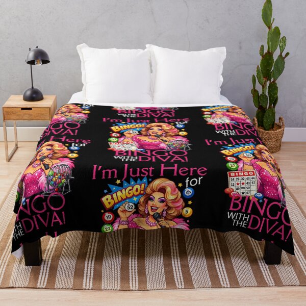 Item preview, I'm Just Here For Bingo With The Diva Bingo Player designed and sold by RDGNR.