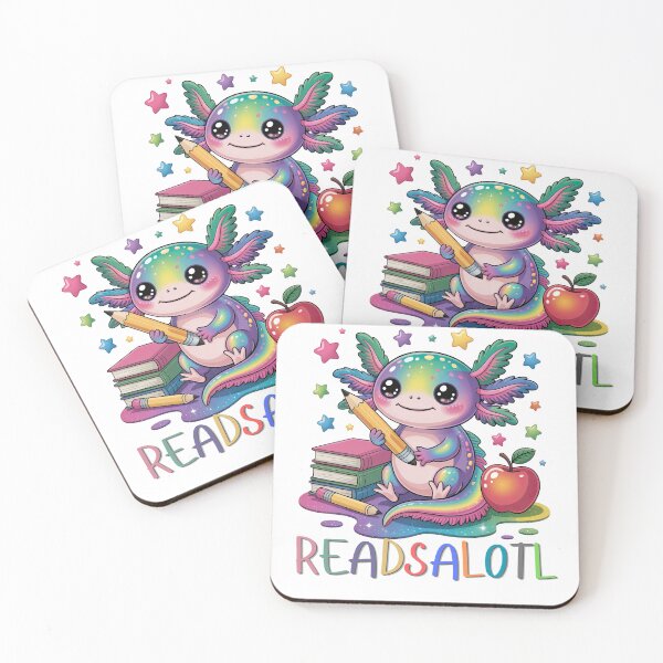 Item preview, Cute ReadsALotl Axolotl Reading Design – Kawaii Book Lover Axolotl for Teachers & Students designed and sold by ArcticFoxStudio.
