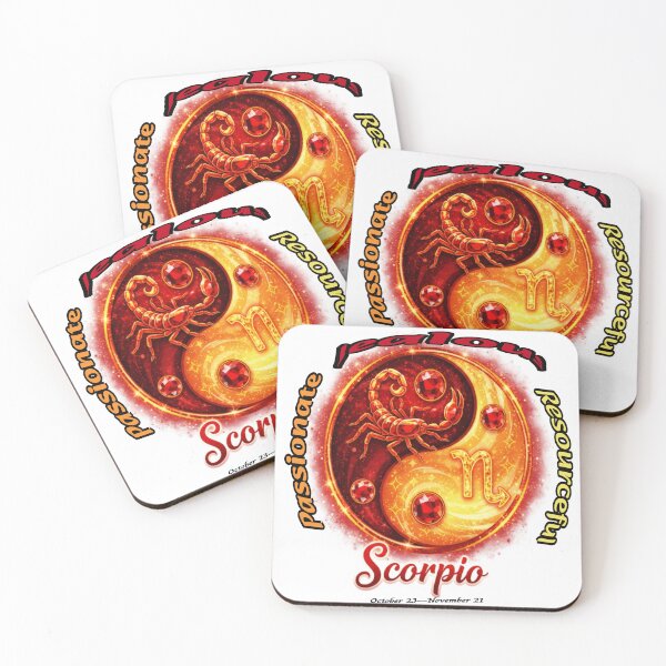 Item preview, Scorpio -Zodiac starsign inside  a yin-yang designed and sold by FireOrchid.