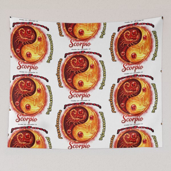 Item preview, Scorpio -Zodiac starsign inside  a yin-yang designed and sold by FireOrchid.