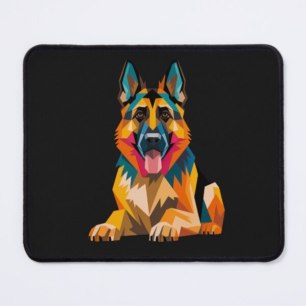 Item preview, German Shepherd Colorful Geometric designed and sold by MavtM.