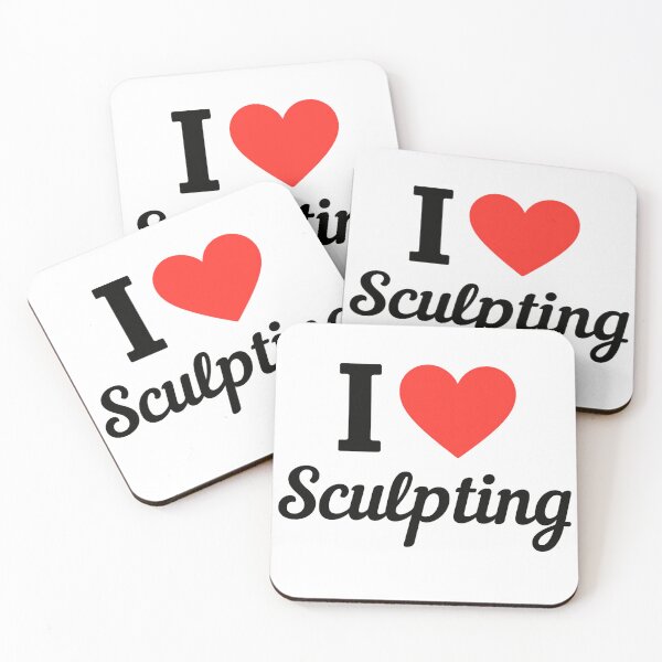 Item preview, I Love Sculpting | Artistic Craft Typography | Sculpture & Creative Clay Design designed and sold by PaintedPixels01.