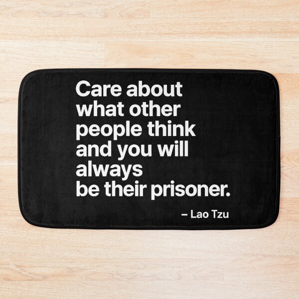 Item preview, Not a Prisoner – Lao Tzu Independence Quote (White Font) designed and sold by TshirtsLabs.