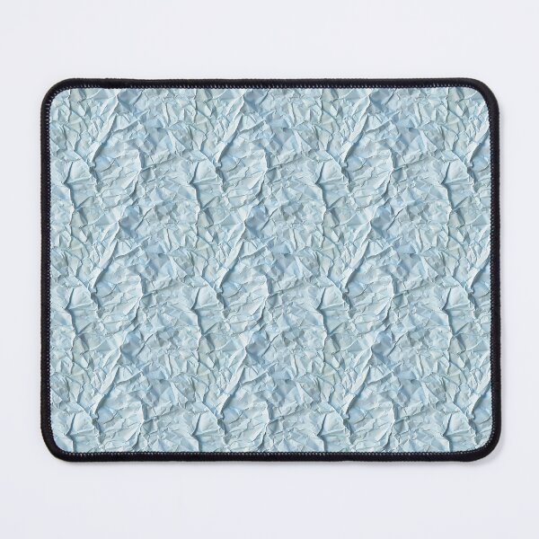 Item preview, Vintage Blue Crumpled paper texture Pattern designed and sold by LouieVanille.