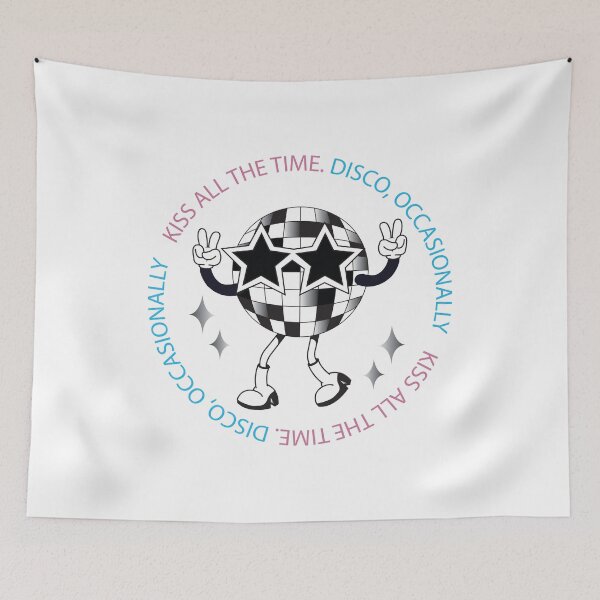 Item preview, Harry Disco Ball Fan Art – “Kiss All the Time, Disco Occasionally” Aesthetic Illustration | Retro Disco Harry Inspired Design designed and sold by Pao's Mind.