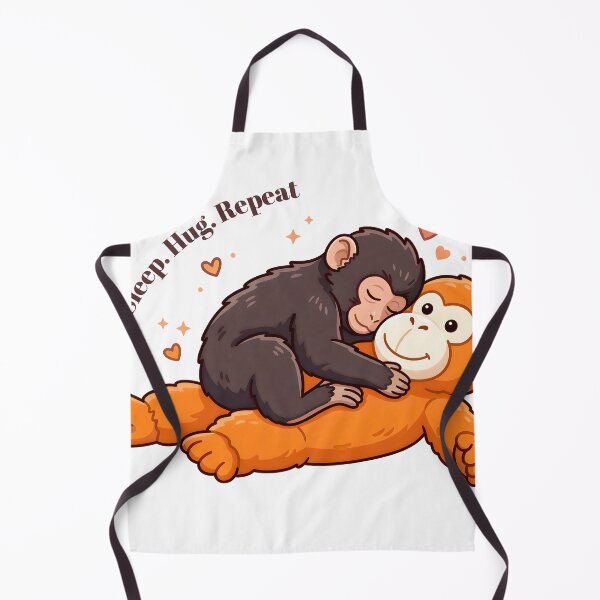 Item preview, Sleep Hug Repeat Cute Punch Monkey designed and sold by Oddly Blessed.