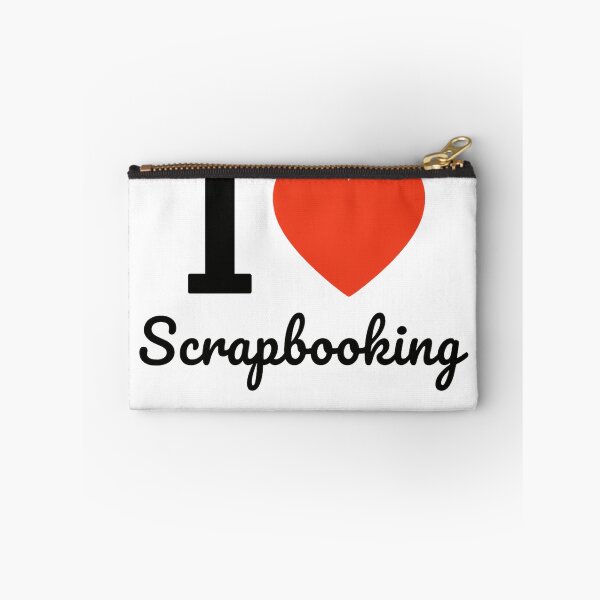 Item preview, I Love Scrapbooking | Memory Craft Typography | Creative Paper & Photo Art Design designed and sold by PaintedPixels01.
