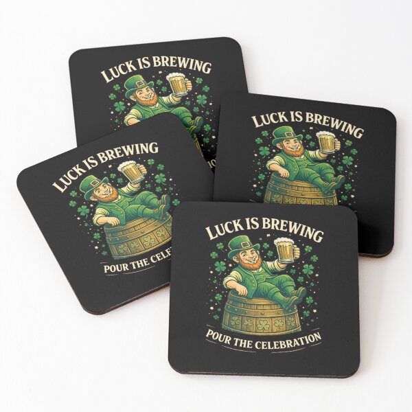 Item preview, Luck is brewing whiskey  designed and sold by trendie-tees.