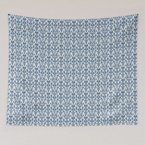 Item preview, Vintage Blue Damask Pattern designed and sold by LouieVanille.