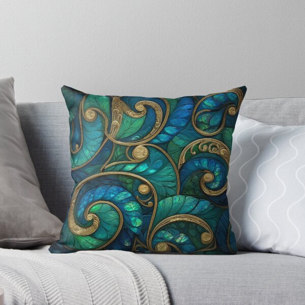 Item preview, New Zealand Māori Paua Pattern Koru Design 844 designed and sold by GrinGalore.