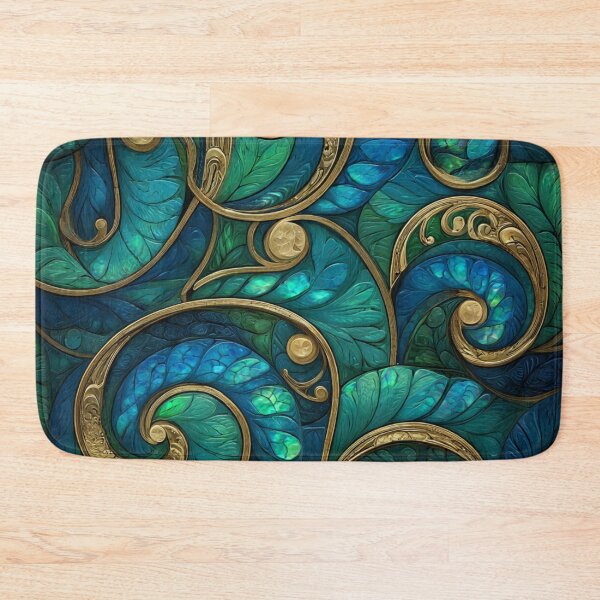 Item preview, New Zealand Māori Paua Pattern Koru Design 844 designed and sold by GrinGalore.
