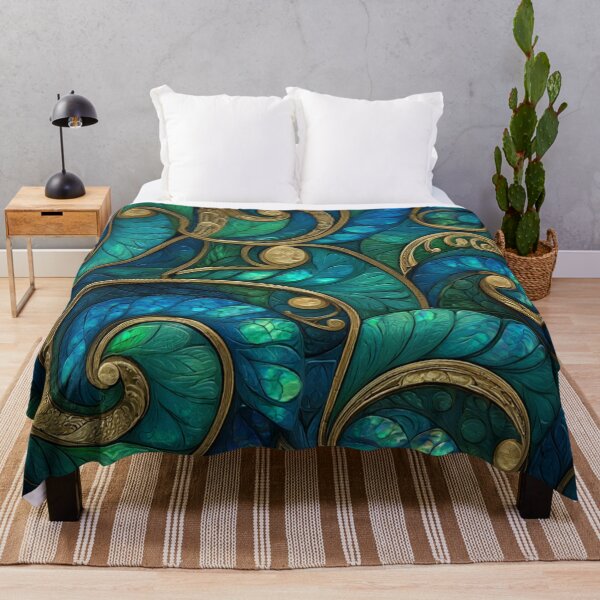 Item preview, New Zealand Māori Paua Pattern Koru Design 844 designed and sold by GrinGalore.