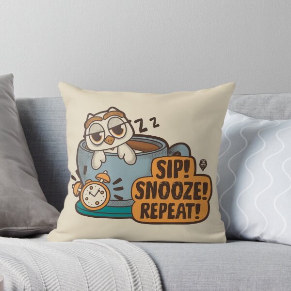 Item preview, Sip snooze repeat! designed and sold by Ink-wood.