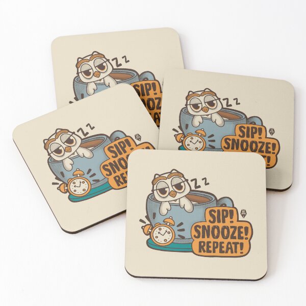 Item preview, Sip snooze repeat! designed and sold by Ink-wood.