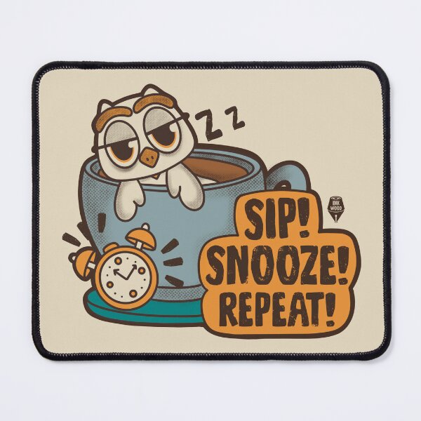 Item preview, Sip snooze repeat! designed and sold by Ink-wood.