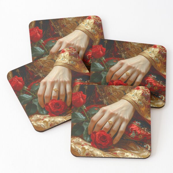 Item preview, Red Rose Royal Aesthetic — Vintage Luxury Romance designed and sold by Schoenenwald — Art Japonais, Zen & Nature.