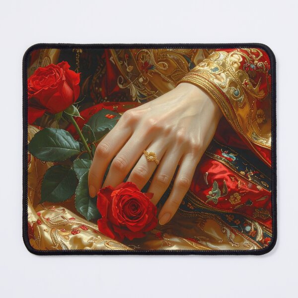 Item preview, Red Rose Royal Aesthetic — Vintage Luxury Romance designed and sold by Schoenenwald - Illustrations Uniques et Originales.