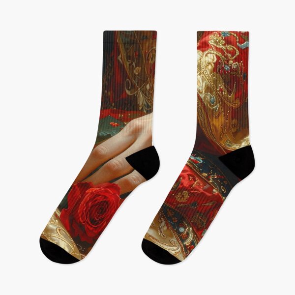 Item preview, Red Rose Royal Aesthetic — Vintage Luxury Romance designed and sold by Schoenenwald — Art Japonais, Zen & Nature.